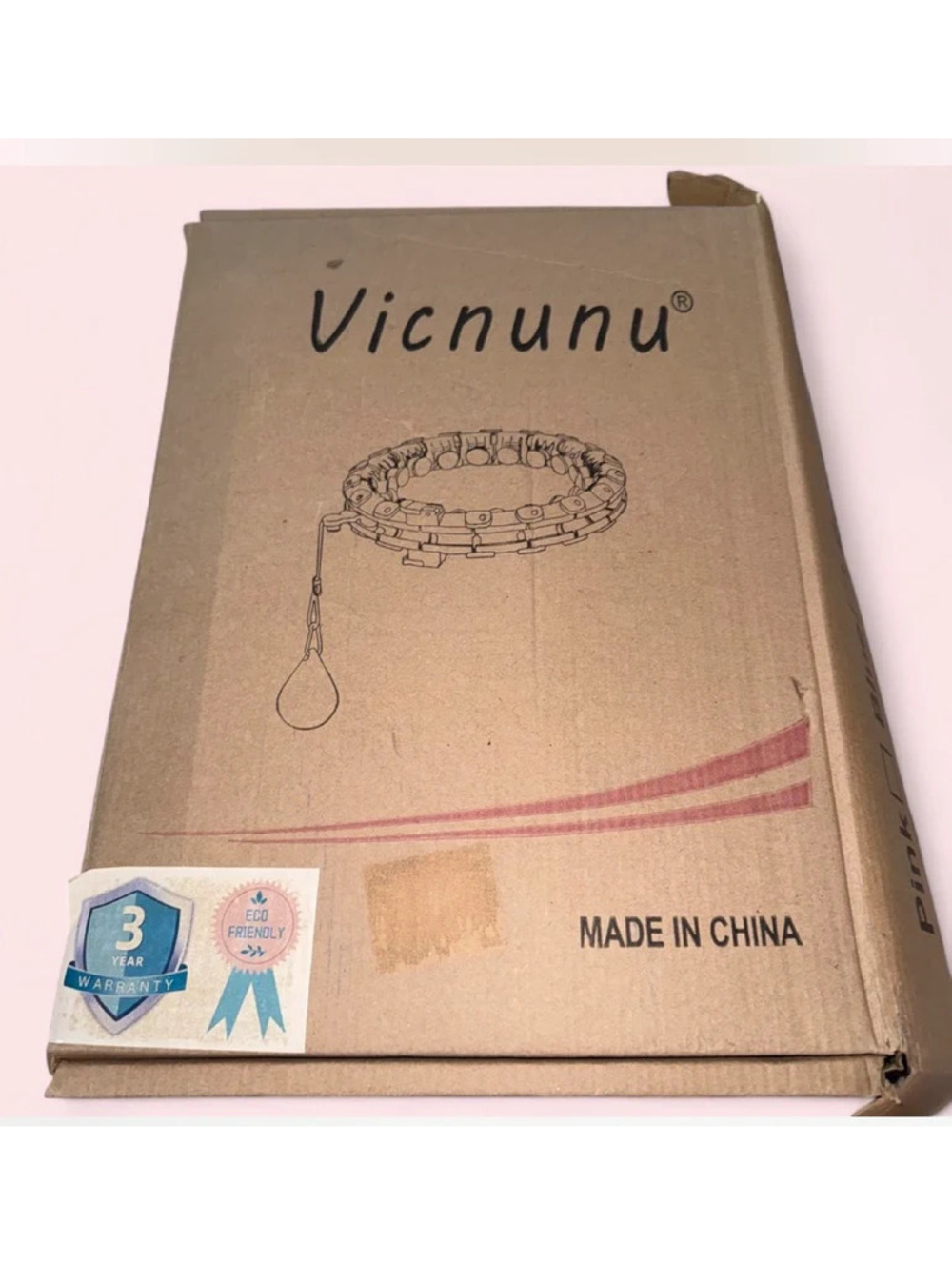 Vicnunu Pink Smart Hula Hoop